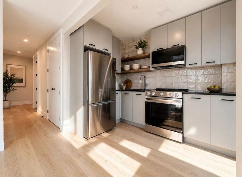 Finished kitchen at Broadway, Astoria, Queens — photo 3