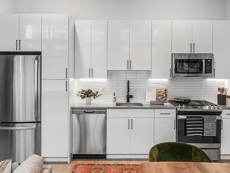 Finished kitchen at Broadway, Astoria, Queens — photo 8
