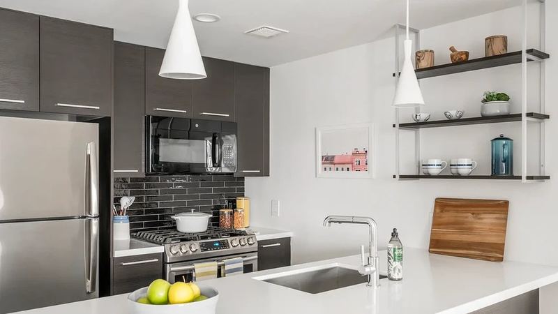 Finished kitchen at Brooklyn Ave, East Flatbush, Brooklyn — photo 3