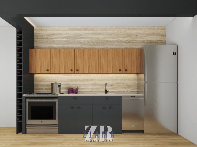 Finished kitchen at Fulton St, Bed-Stuy, Brooklyn — photo 6