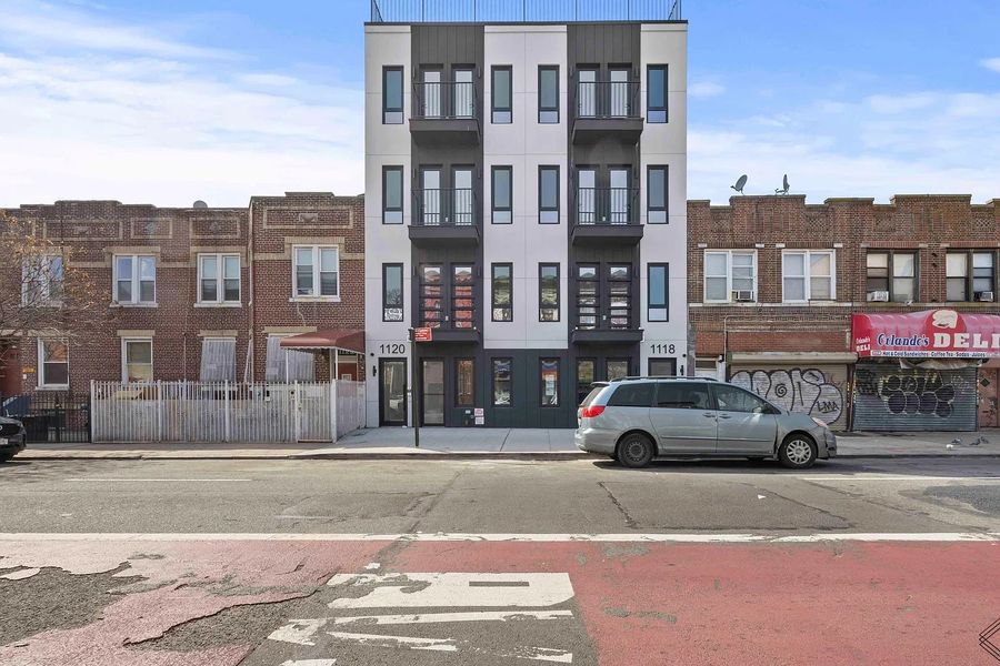 Front of Rogers Ave, Flatbush, Brooklyn